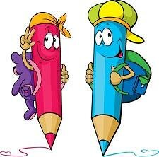 19197887-crayons-de-couleur-dessin-anime-avec-des-cartables-sur-le-dos-isole-sur-fond-blanc